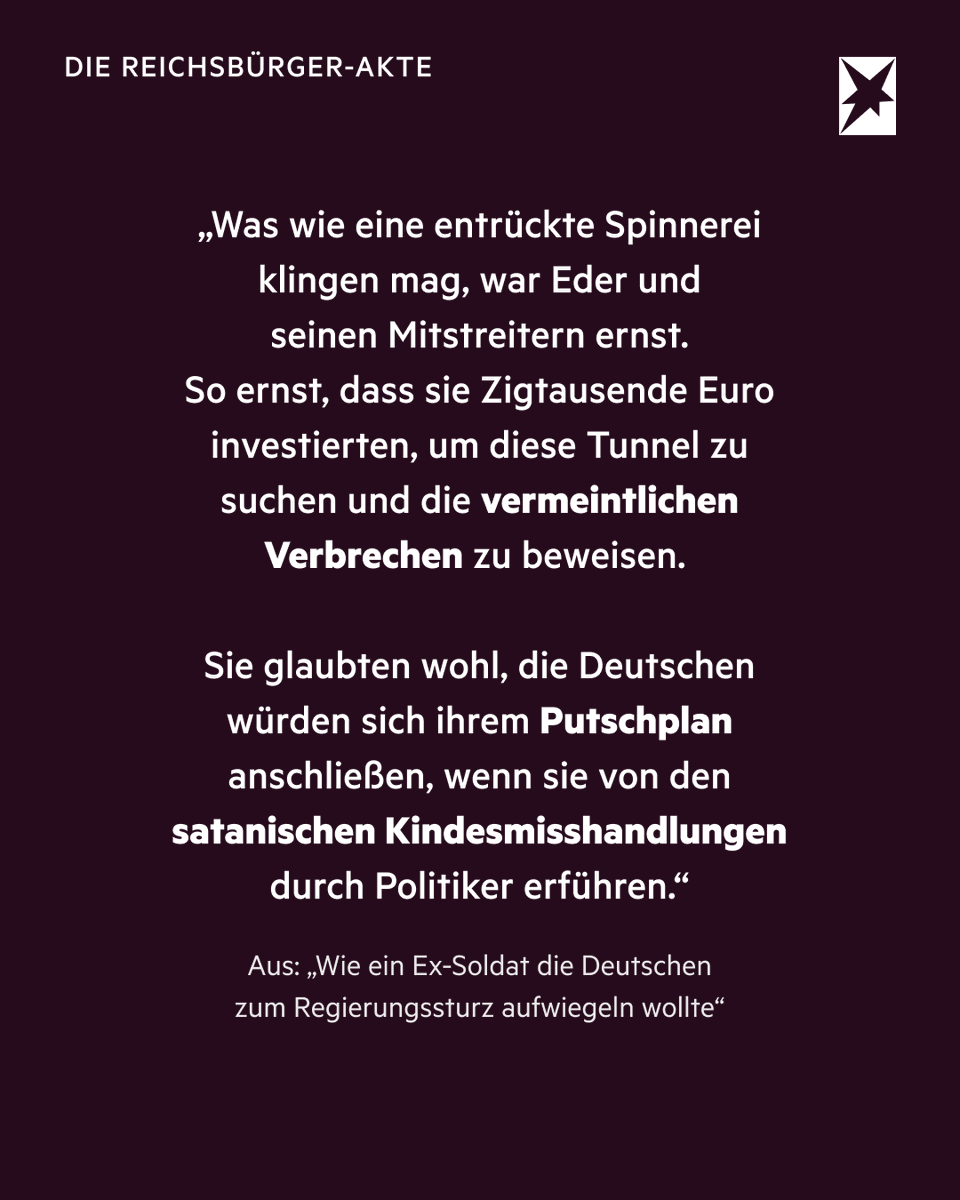 Die #Reichsbuerger -Akte: Recherchen von @stern_RECHERCHE und RTL zeigen, dass ein Bundeswehroberst a. D. einem angeblichen pädophilen Politiker-Bund hinterherjagte – wohl um einen Putschversuch zu begründen. trib.al/lhnf0VS