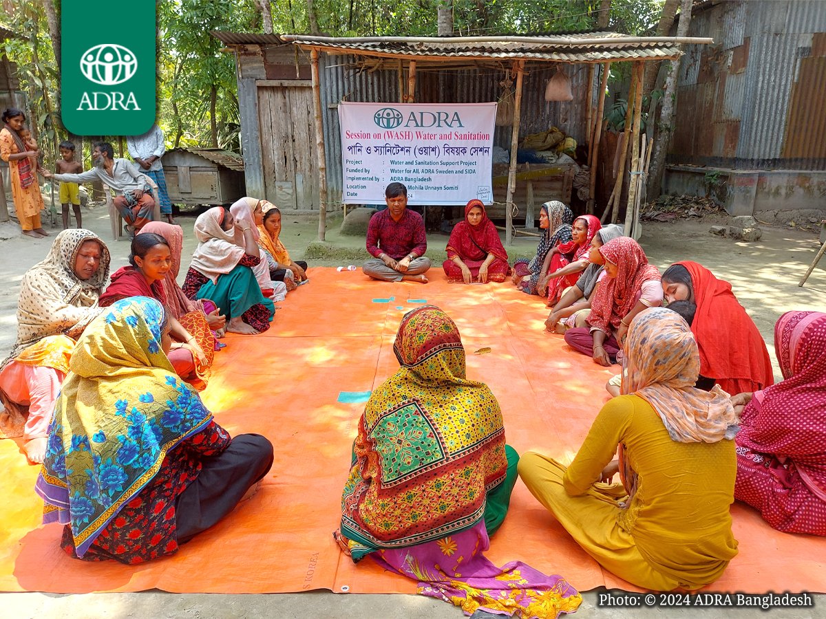 The Community Empowerment Project (CEP) in Daulatpur, Manikganj, recently organized a WASH (Water, Sanitation, and Hygiene) session to raise awareness among its beneficiaries.

#ADRA #ADRABangladesh #ADRASweden #ADRASverige #WASH #Awareness #HealthAndHygiene #CEPManikganj