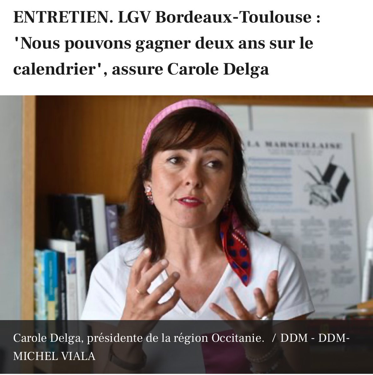CaroleDelga's tweet photo. Après tant d’années de combat, à rassembler, à convaincre, les travaux ont débuté le mois dernier ! La LGV #Toulouse-#Bordeaux devient une réalité. 

Retrouvez mon interview dans @ladepechedumidi
👉🏻 https://t.co/xuaibgjMrf https://t.co/iwNSSeO4Km
