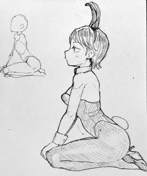 お絵描き練習バニー12

ポーズ参考『川口イッサ おんなのこイラストポーズ集 自然でかわいい日常ポーズ350』 