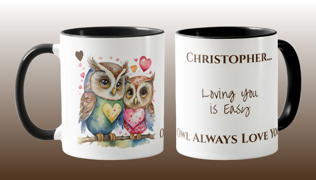 zazzle.com/z/0osdvfrx?rf=… #giftidea #CoffeeLover #owls #shopsmall