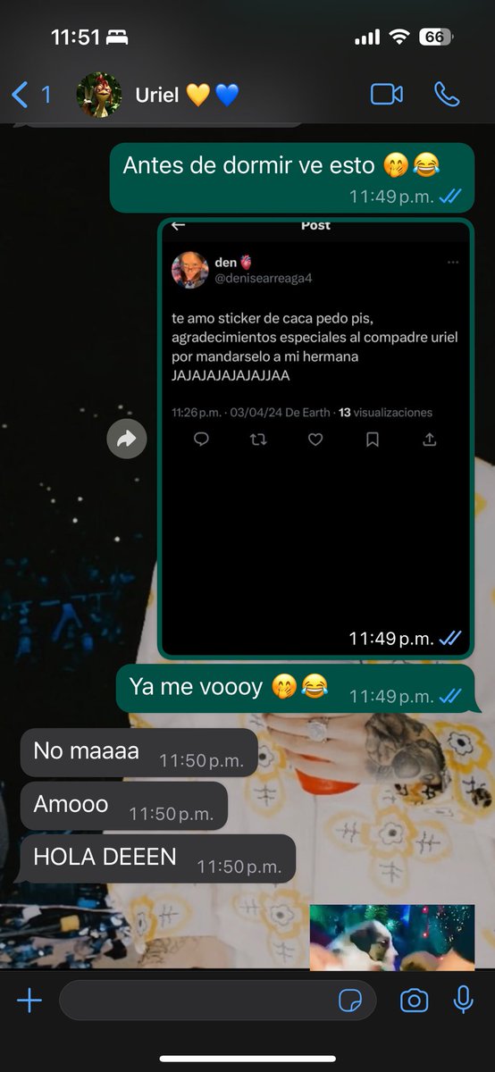 montse_hd99's tweet photo. @denisearreaga4 Dice que de nada 🫶🏼🤠 https://t.co/uUA6DcRGUk