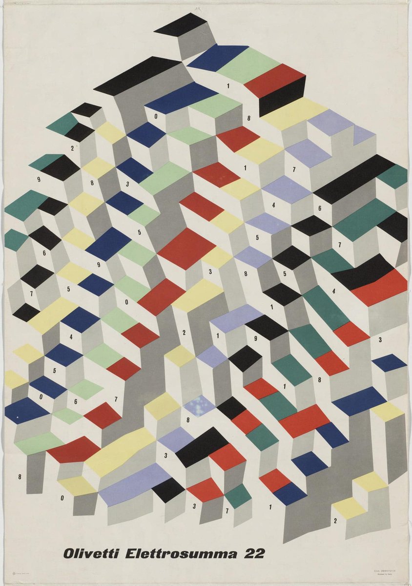 Giovanni Pintori Italian, 1912–1999 via @MuseumModernArt moma.org/artists/4629