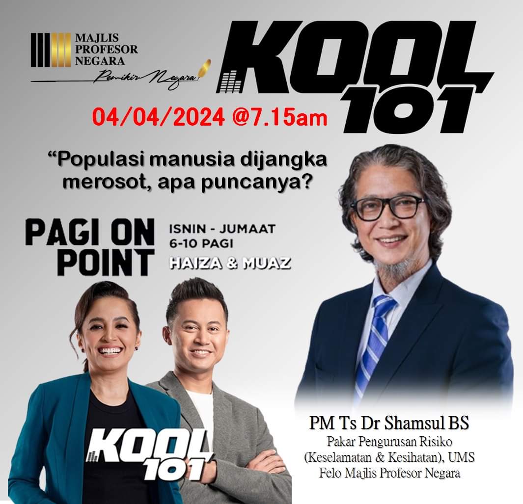 Sejauh mana populasi manusia dipengaruhi oleh risiko kesihatan persekitaran? #sayangumat #riskmanagement #population #PopulationGrowth #drshamsulkongsi 
megaphone.link/DDAIM8428912837