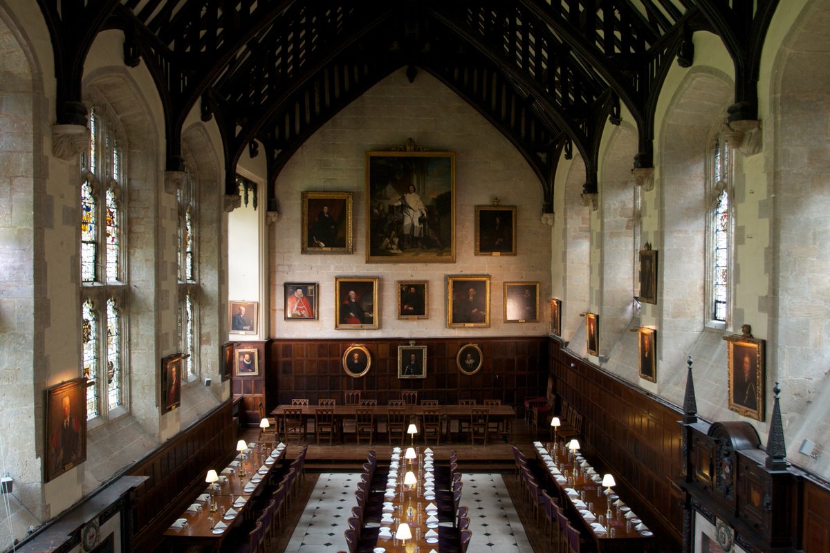 #OnThisDay in 1314, @ExeterCollegeOx was founded! 📷 | @olde_bookes, Exeter College & University of Oxford Images