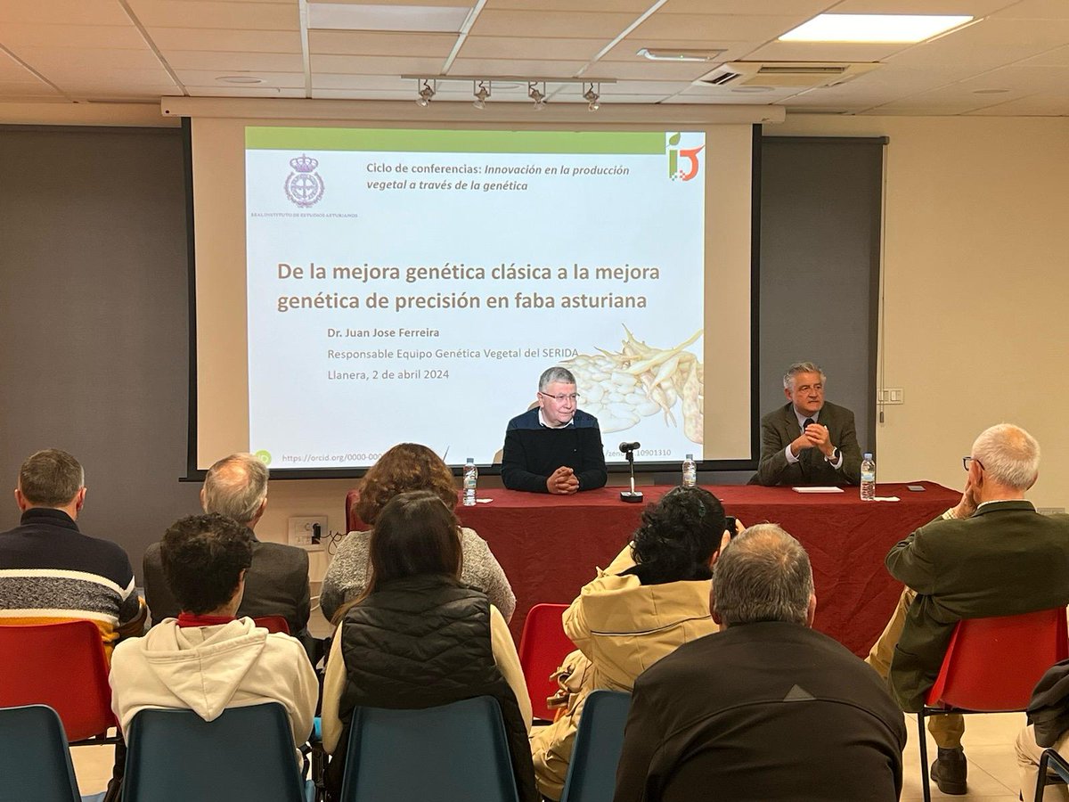 🧬🌱 Disponible la presentación que el pasado martes realizó J.J. Ferreira  en la Casa de Cultura de Lugo de Llanera:
➖De la mejora genética clásica a la mejora genética de precisión en #faba asturiana 
👉bit.ly/43M9Pab
#SERIDA_GV <a href="/CMCLlanera/">C.M. Cultura Llanera</a> <a href="/FabaAsturiana/">Faba Asturiana IGP</a> <a href="/JJFerreira3/">Plant Genetic Group, SERIDA</a>