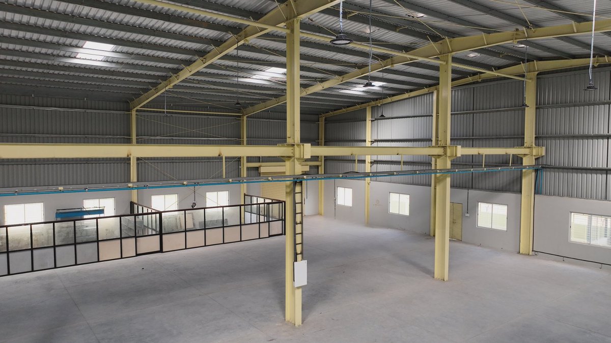 Nikithabuildtec's tweet photo. Nikitha is pleased to announce the completion of our #warehouse  project in Vasanthanarsapura

Scope of Work : Design, Fabrication &amp; Erection of structure.
Area : 11,500 SQFT
Tonnage : 50 MT

For more info
Call us at : +91 9606022834 / 9606022832
Mail: sales@nikithabuildtech.com https://t.co/48C9SJCKwl
