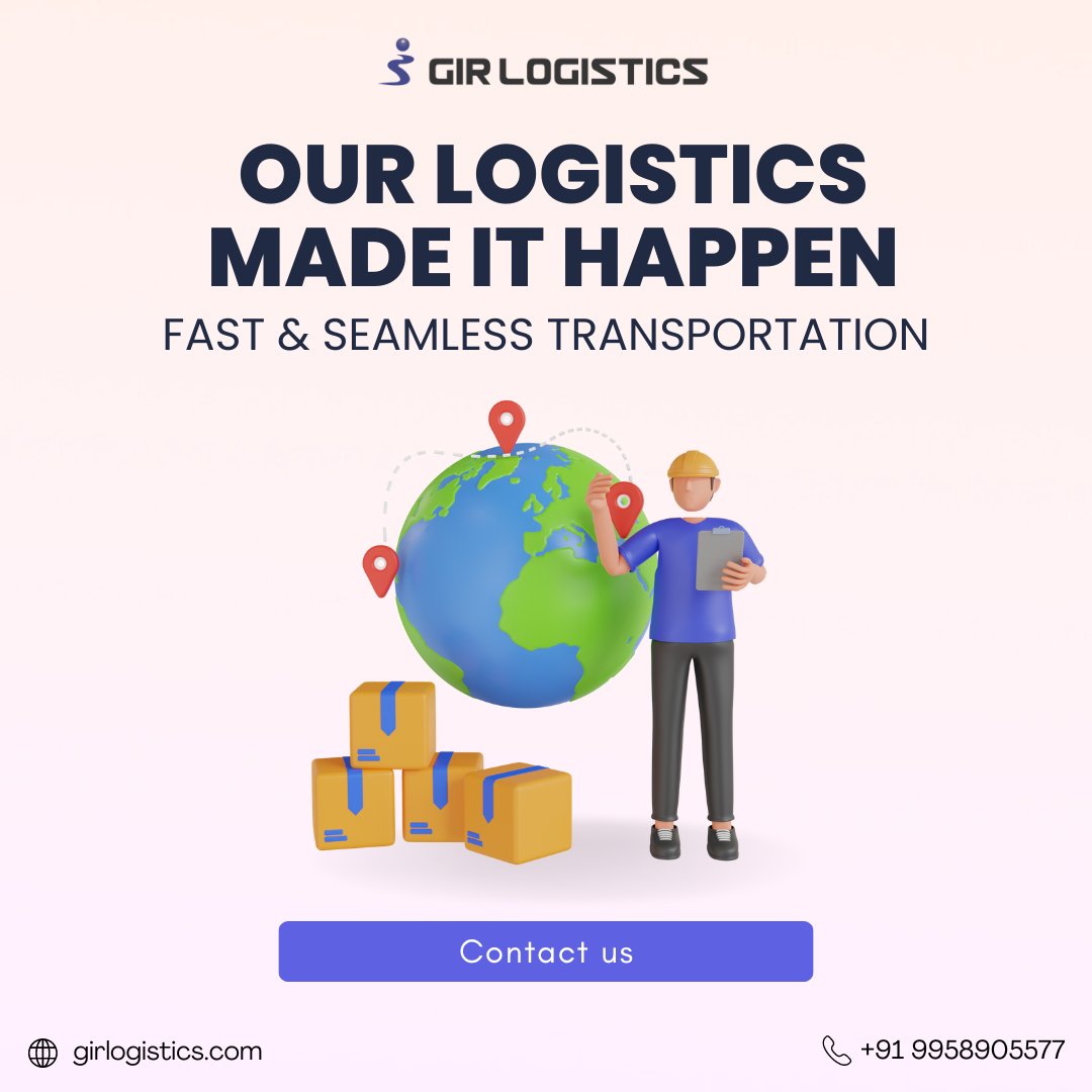 GIR_Logistics's tweet image. Now no more worries about transportation. GIR provides you the fastest and most seamless transportation for both domestic and international.

#freightdelivery #FASTLogistics #overindiadelivery #exportcompany #freightservices #fastdelivery #OnTimeDelivery #fastestdelivery