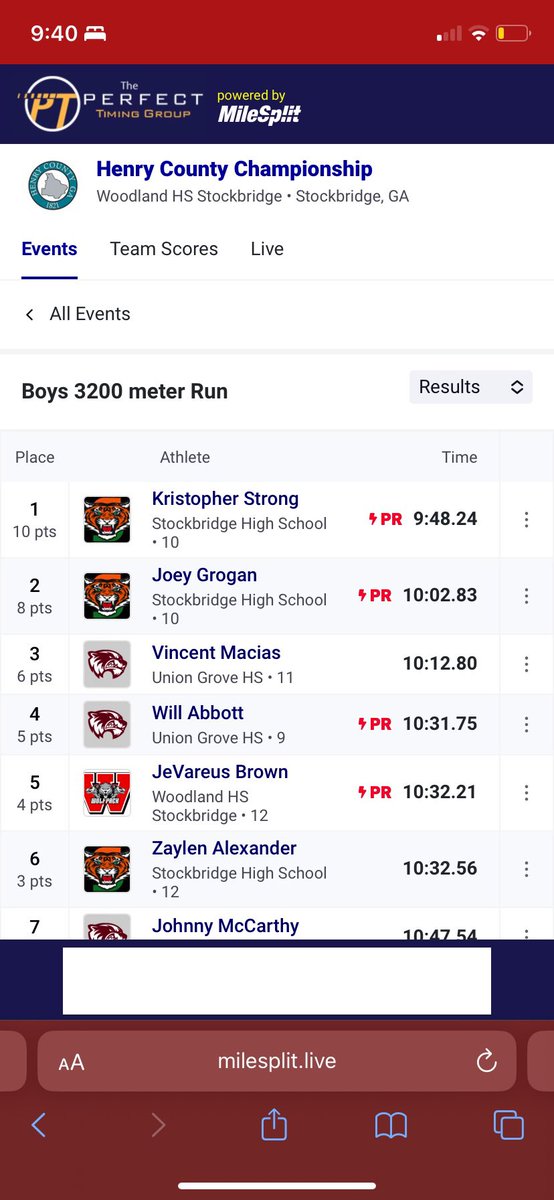 Kristopher__S's tweet photo. Won county in the 4x8,3200m, &amp; 1600m where I ran 2:00, 9:48,4:36 https://t.co/ZCT7ROvAJU