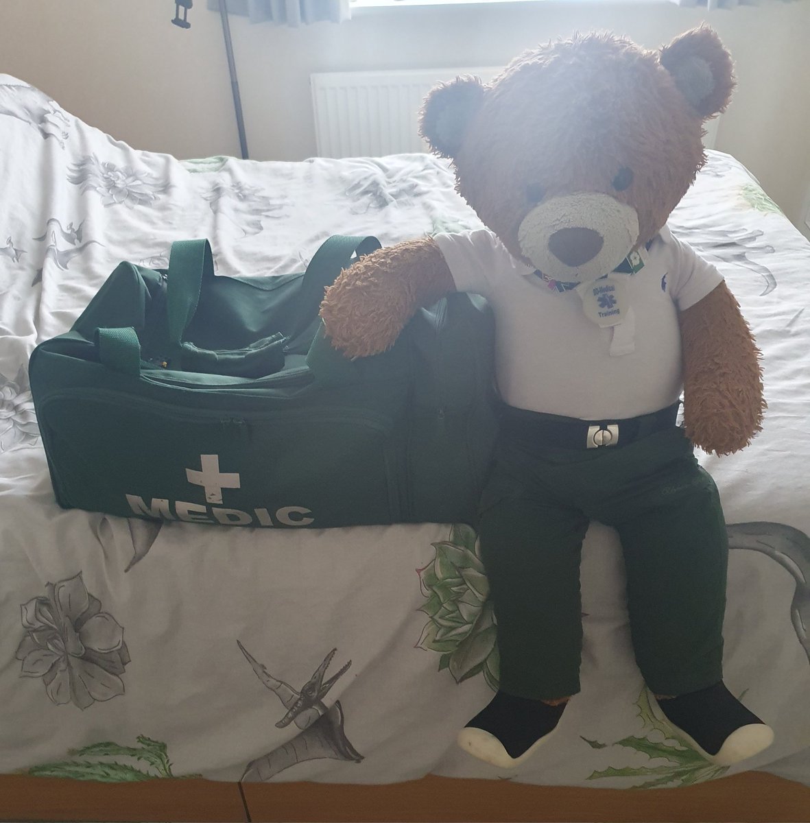 Good morning, I'm up and ready to hit the road for a couple of days of #teaching. Short week this week due to #bankholiday. Hope everyone has a wonderful end to the week - not long till the weekend now! #bearswithjobs #teachingyoutosavelives #roadtrip #MentalHealthMatters