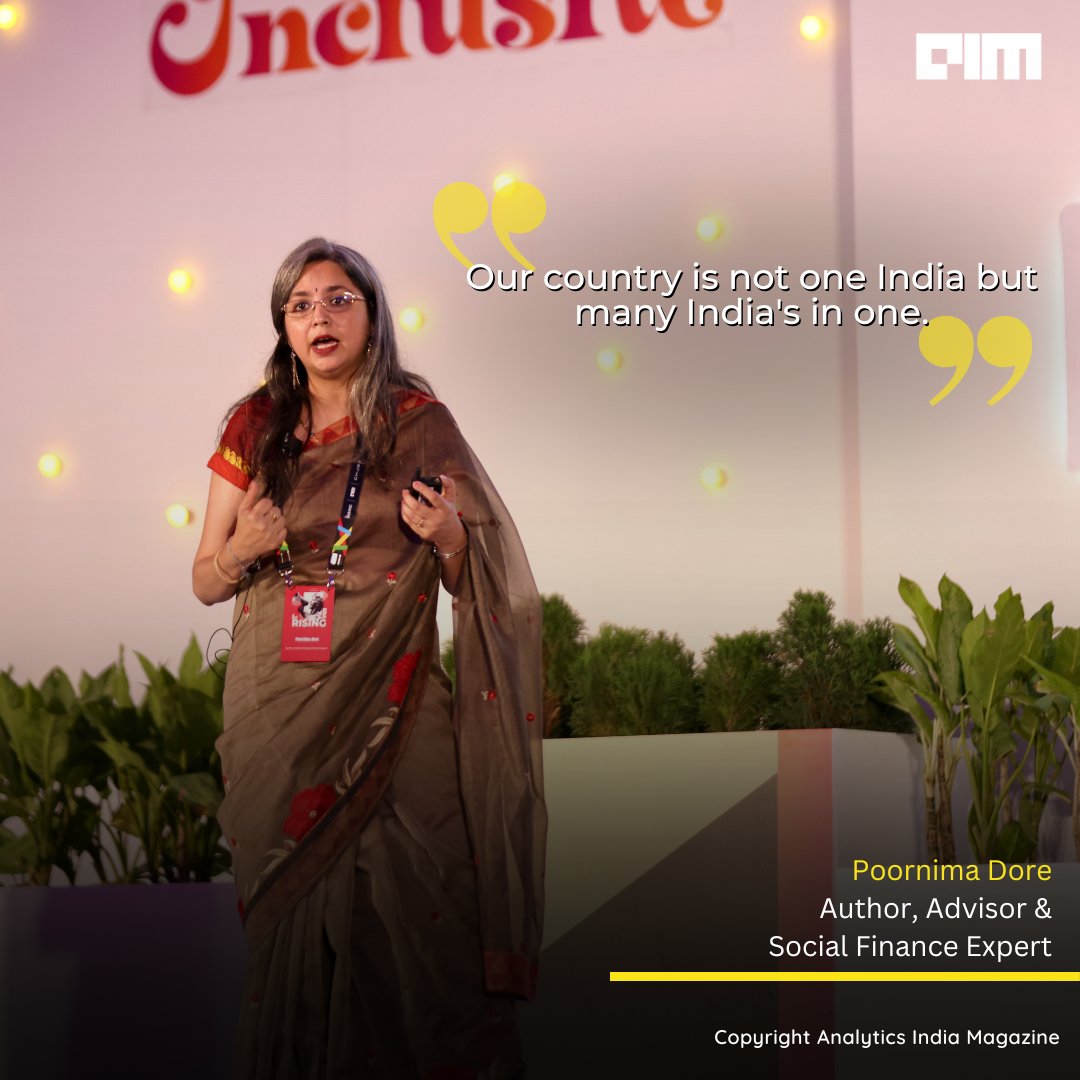 At #Rising2024 <a href="/PoornimaDore/">Poornima Dore</a>, Author, Advisor, and Social Finance Expert, elaborated on the pivotal role of data and technology in empowering leaders to prioritize growth and access, particularly at a granular regional level. Her insights shed light on innovative approaches to