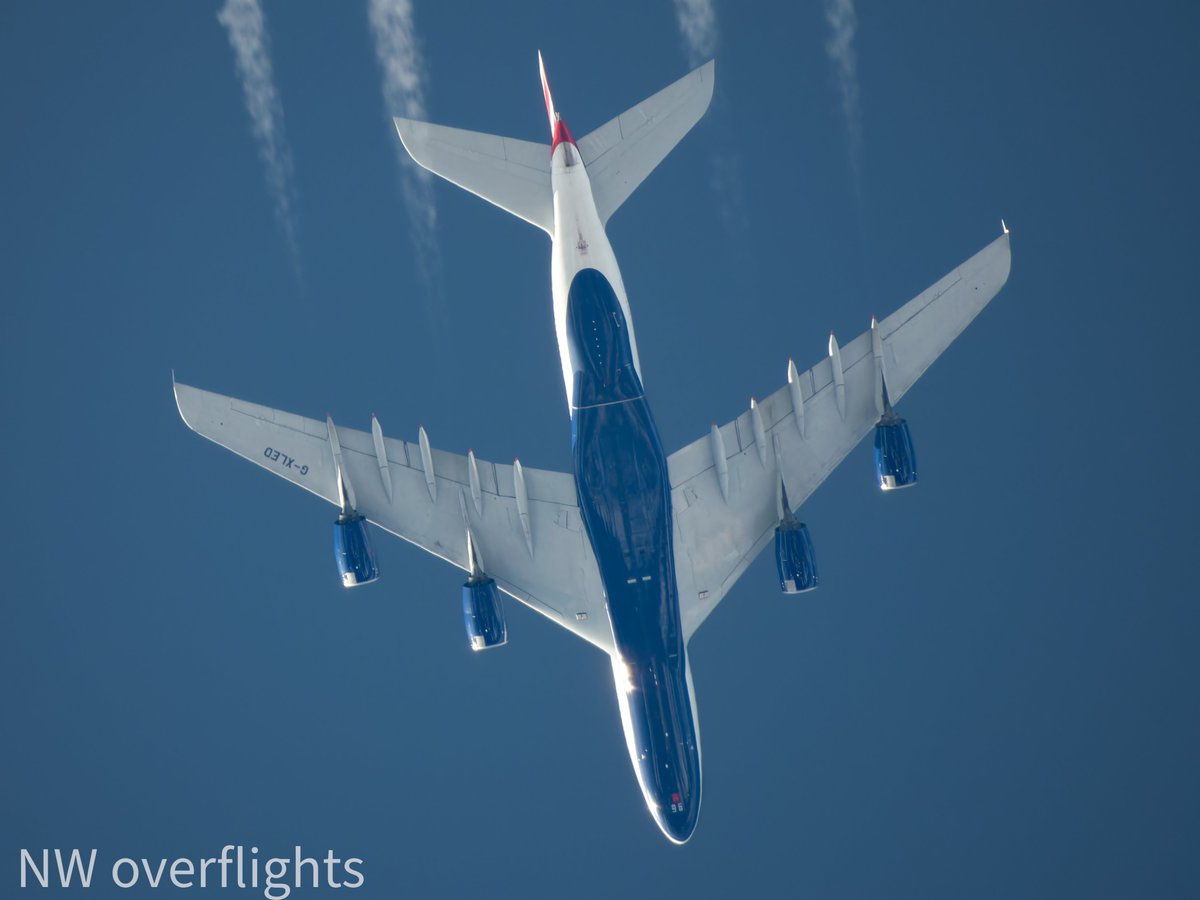 British Airways A380-841 G-XLED, LHR-LAX 30,000ft. 30/3/24. #P1000 #nikonphotography #avgeek #aviationlovers #planespotting.