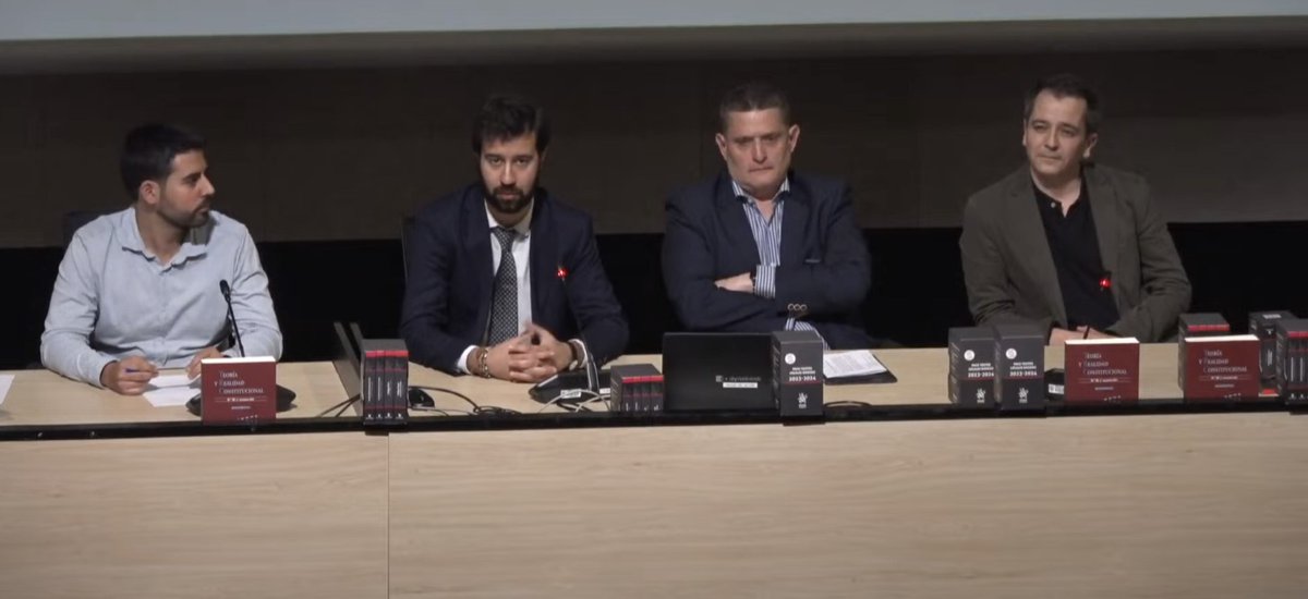 revistaTRCUNED's tweet image. Seminarios de Derecho Constitucional 2024
@UvaConst @UVa_es 

Mejor ORADORA: Asmaá El Idrissi
Mejor EQUIPO: Inés Santinho, Alba Vicario, Marianela Tai del Valle, Asmaá El Idrissi

Coord. @a_d_castrillo 
Secretario J.C. Álvarez
Pte. honorífico: @FcoJavierMatia 

@ACE_ACOES