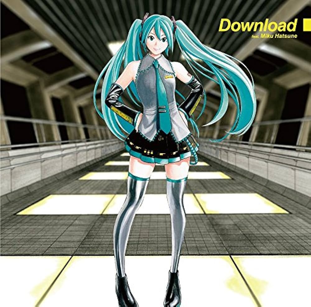 初音ミク 「#漫画家が書いた音楽CDジャケット 」|ヴォルさん.⚡️✌︎('ω'✌︎ )⚡︎のイラスト