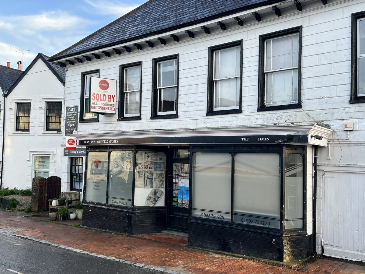 ShawGeo's tweet photo. Another local independent shop closes to become another link in a national chain franchisee, destroying high street character of local sucking money of local economy. #Frant #TunbridgeWells #SupportLocal #ShopLocal https://t.co/1znMR23l5n