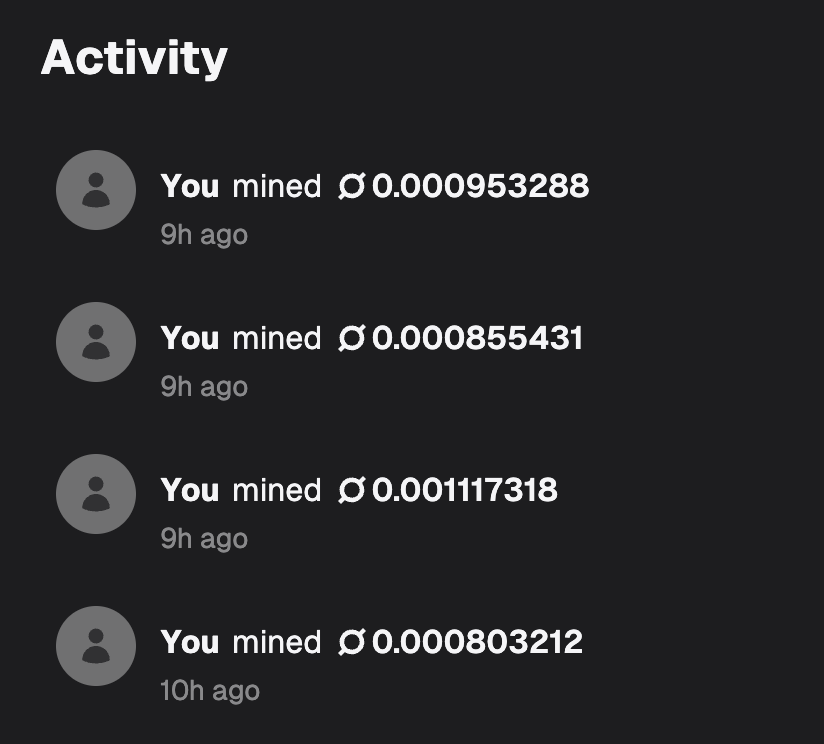 imsam2021's tweet photo. @HardhatChad and The webpage is no longer working. The last mining was 9 hours ago. https://t.co/bLyH8mUcKV