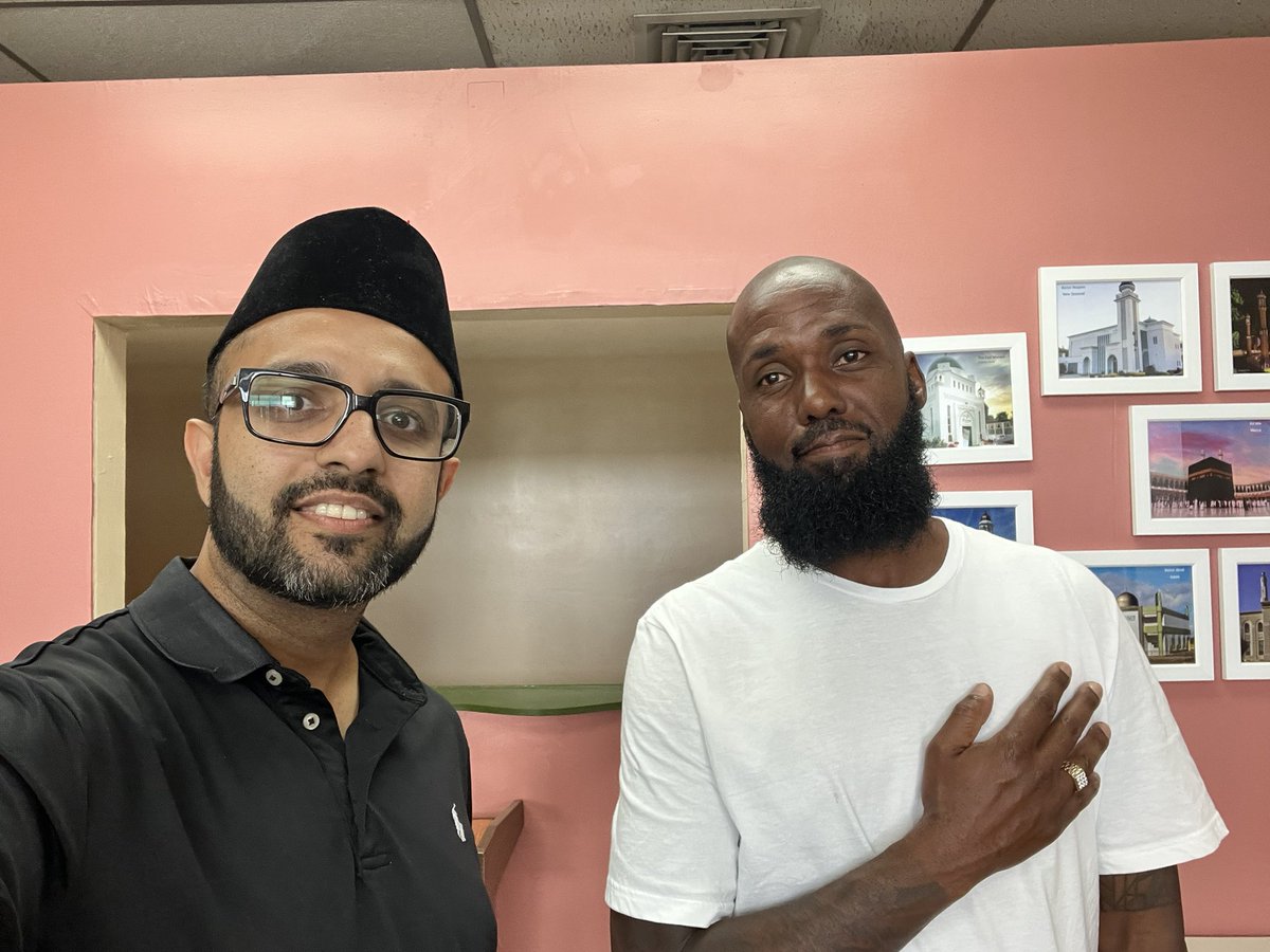 By the grace of Allah another blessed soul accepted #Islam Ahmadiyyat in #Guam. May Allah always be with him. Malik Yasir Ahmad #ahmadiyya