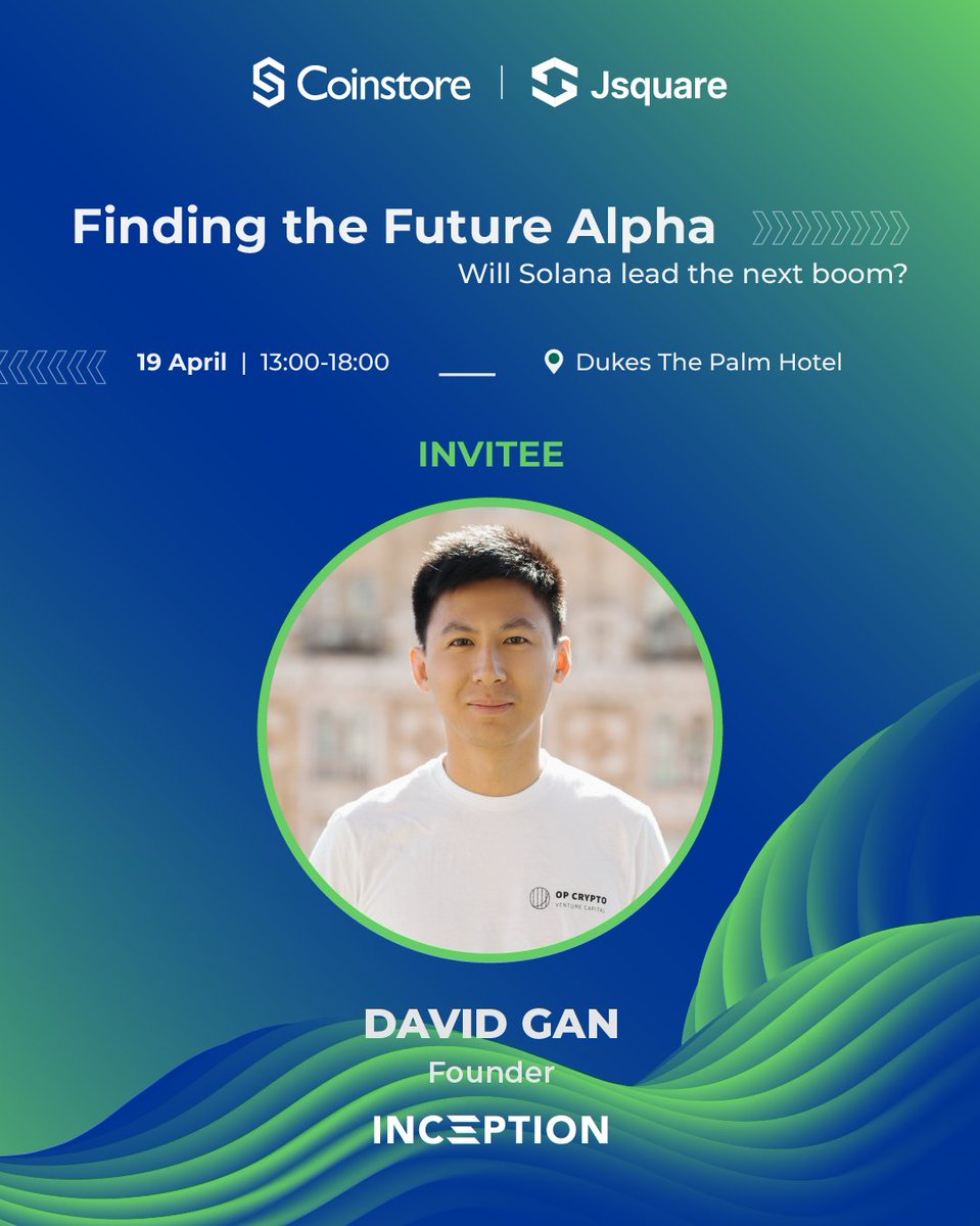 Join us in discovering the blockchain frontier with David Gan, Founder of @_inceptioncap, at our 'Finding the Future Alpha' forum 🚀 Mark your calendars for 19 April at Dukes The Palm Hotel for a day of discovery and insight. 📅💡 🔗More info here: tinyurl.com/42u8x469…