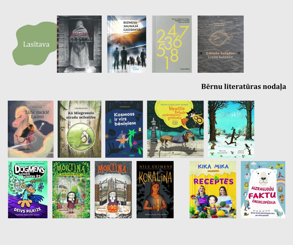 Madonas novada bibliotēkas jauno grāmatu piedāvājums martā.

Izvēlies sev ērtāko veidu, kā rezervēt grāmatas:
▶ madona.biblioteka.lv/alisepac
🌐 madona.biblioteka.lv/Alise/lv/home.…
📞 Abonements: 64821268, 29471956
Bērnu literatūras nodaļa: 64821926
Uzziņu lasītava: 64820912