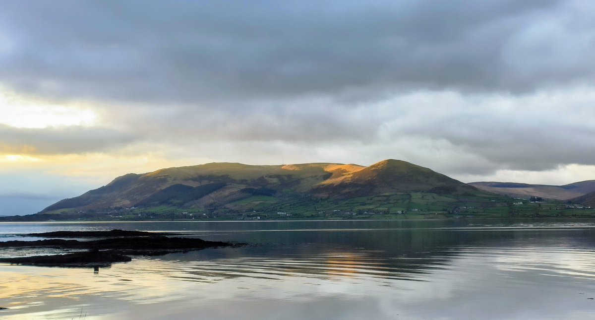 Light on Slievemeen and Knockshee 🧡