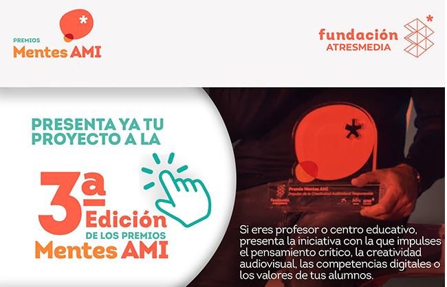 🏆Últimas semanas para presentar tu proyecto a los Premios #MentesAMI2024 de @FundATRESMEDIA @PlatinoEduca es parte activa de este proyecto para fomentar el pensamiento crítico entre tus estudiantes. 📲 Tienes hasta el 20 de abril 👉🏼 mentesami.org ¡Os esperamos!