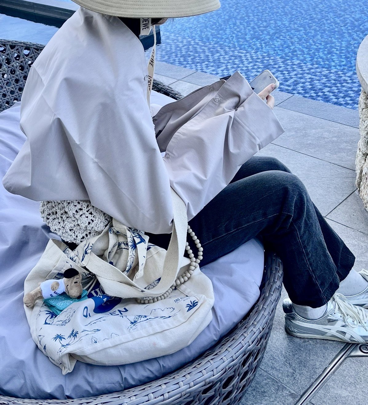 ワイド・ナガシカク サンバリア100 日傘 mokuピンク 新商品「ワイド