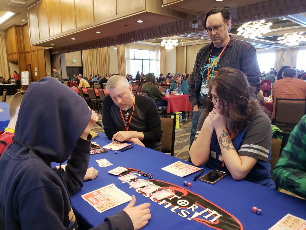 CohortVIIIGames's tweet photo. @rf_seattle @FlatoutGames I remember playtesting Rolling Up Roses at #Gamestorm in 2019 with you! Ha! Looking forward to playing the new Cascadia flip and roll games! https://t.co/2F1E5uh3HB