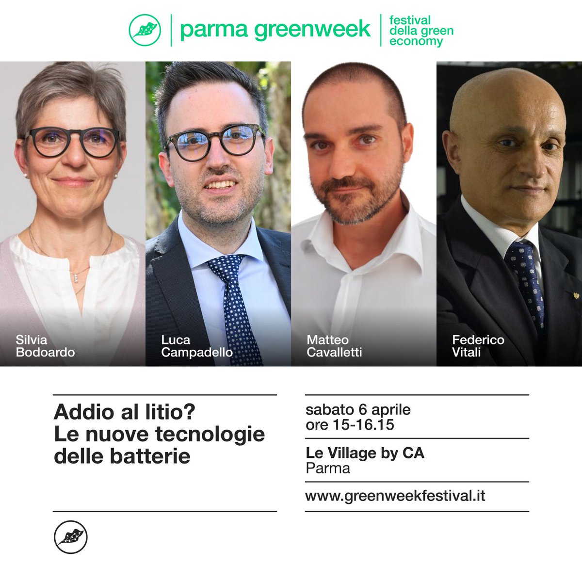 Qual è il futuro delle batterie? Ne parlerà domani Luca Campadello, R&amp;D manager Erion Energy, nel panel “Addio al litio? Le nuove tecnologie delle batterie” in occasione del Green Week Festival @GreenWeekItalia a Parma