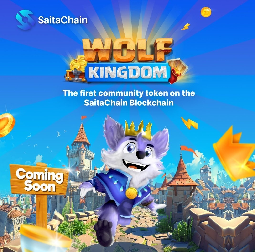 Projects flourish with boundless creativity and community, fueled by SaitaChain's inclusive atmosphere and layer-zero blockchain. Wolf Kingdom 🐺👑🪙 #SaitaChain #WolfKingdom #SaitaChainCoin #Crypto #Meme #Layerzero #Blockchain