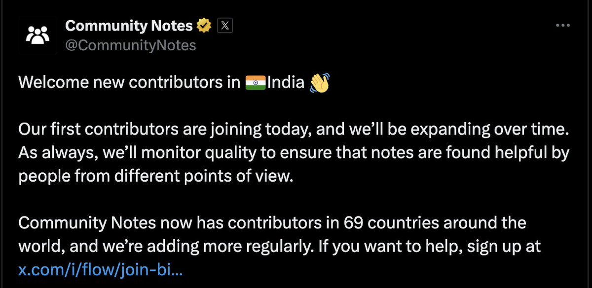Community Notes Is Live In India! IMO, community notes is the best thing to happen to Twitter..