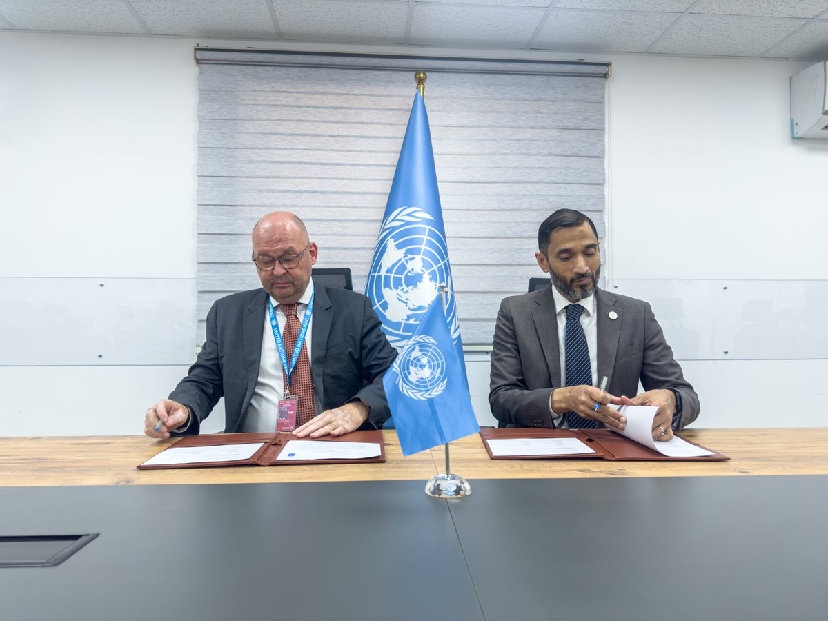 🌱@undpiniraq & @WFP_Iraq partnered to boost #climateaction and environmental efforts: ⛅️Strengthen climate info systems 🌴Restore marshlands & support locals ♻️Access international carbon credits 🌍Mobilize resources for adaptation 🍎Enhance water & food security #SDG13