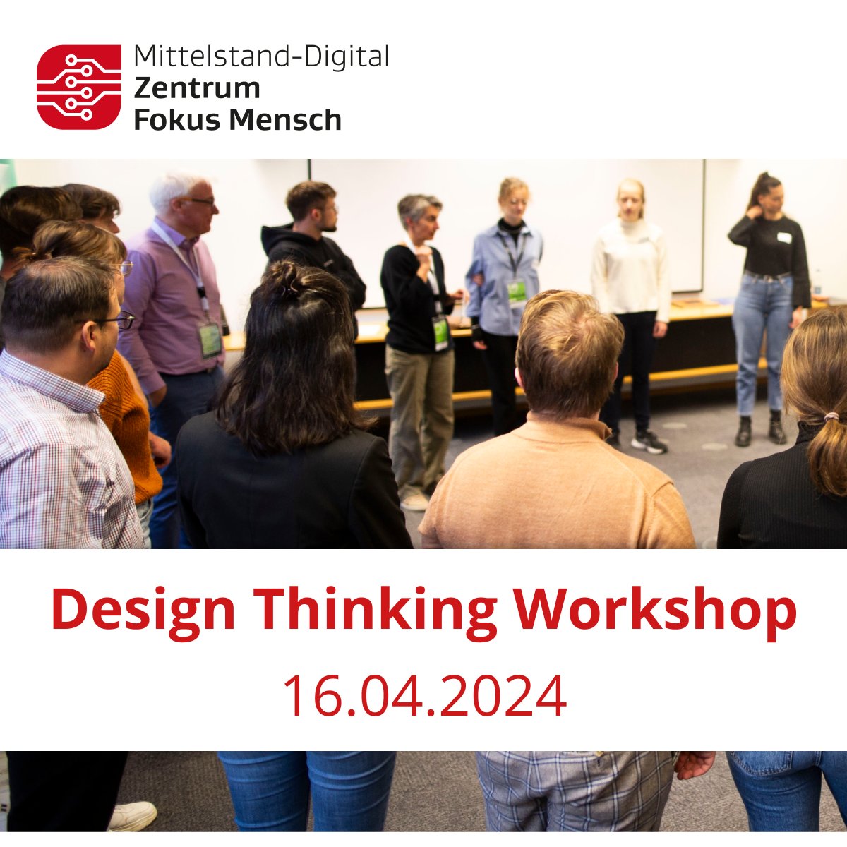 Am 16.04. geht unsere dreiteilige Eventreihe zum Thema "Menschzentrierte #Unternehmenskultur" weiter. Gemeinsam mit Mindful IT möchten wir den #DesignThinking-Ansatz vorstellen und aufzeigen, wie #Wohlbefinden mit #Innovation zusammenhängt. Zur Anmeldung: shorturl.at/lnvVY