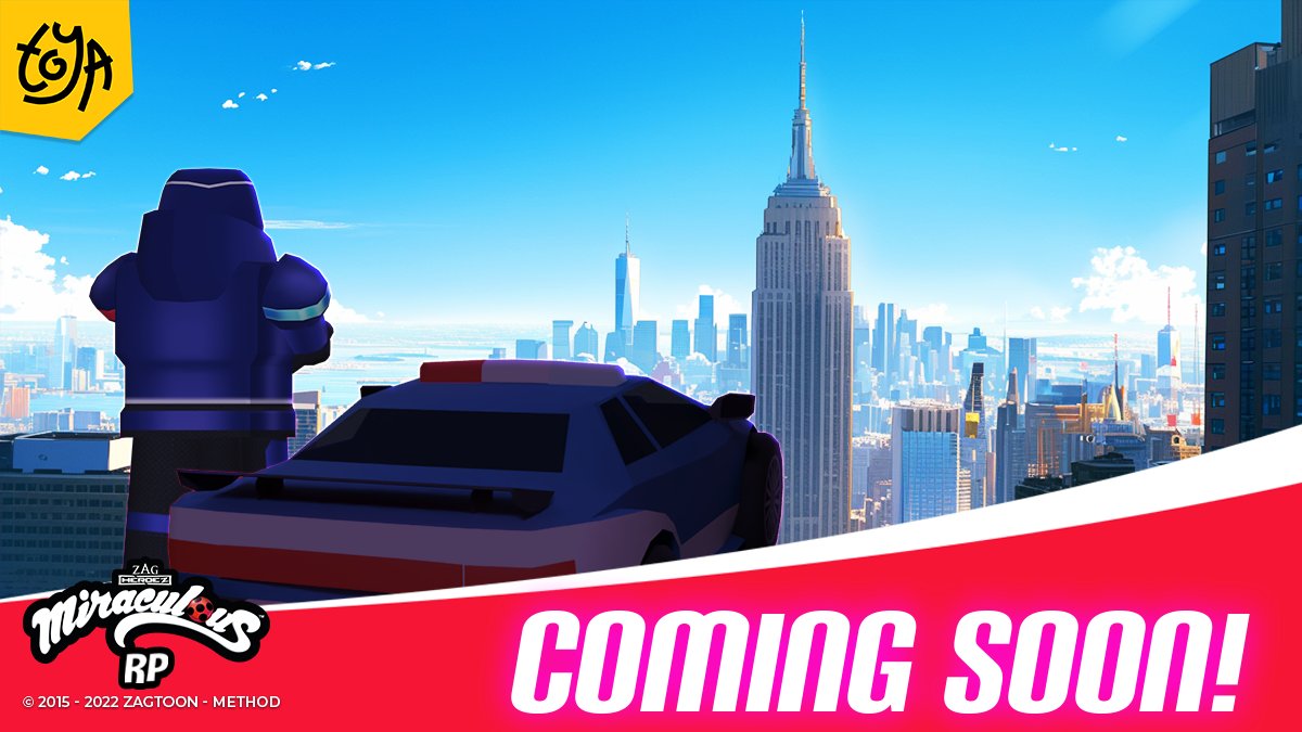ToyaPlayStudio's tweet image. We've got a new vehicle, transformation and RP item coming this week to Miraculous RP! 🚨
#Robloxian #Robloxgamer #MiraculousRP
