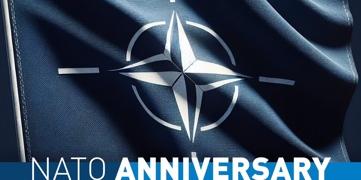 #NATO was founded 75 years ago today. It has played a crucial role in keeping the peace in Europe since its inception on 4 April 1949. In the aftermath of the Second World War, @NATO was created in response to the expansionist ambitions of the USSR. Its mission was to deter and