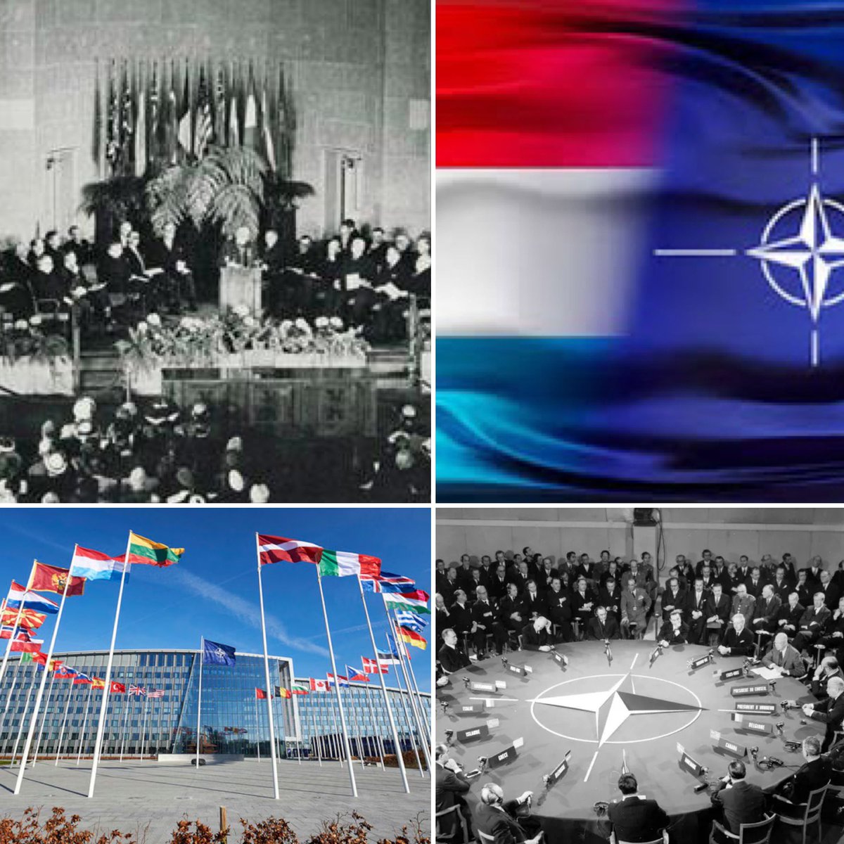 #OnthisDay in 1949, #Luxembourg was among the 12 Founding Members of @NATO 🇱🇺 #DidYouKnow that the NATO Hymn was composed by Captain André Reichling from @ArmyLuxembourg in 1989 and that Luxembourg hosts #NATO's biggest Agency @NSPA_NATO 🇱🇺 #NATO75 #NATO75years #WeAreNATO