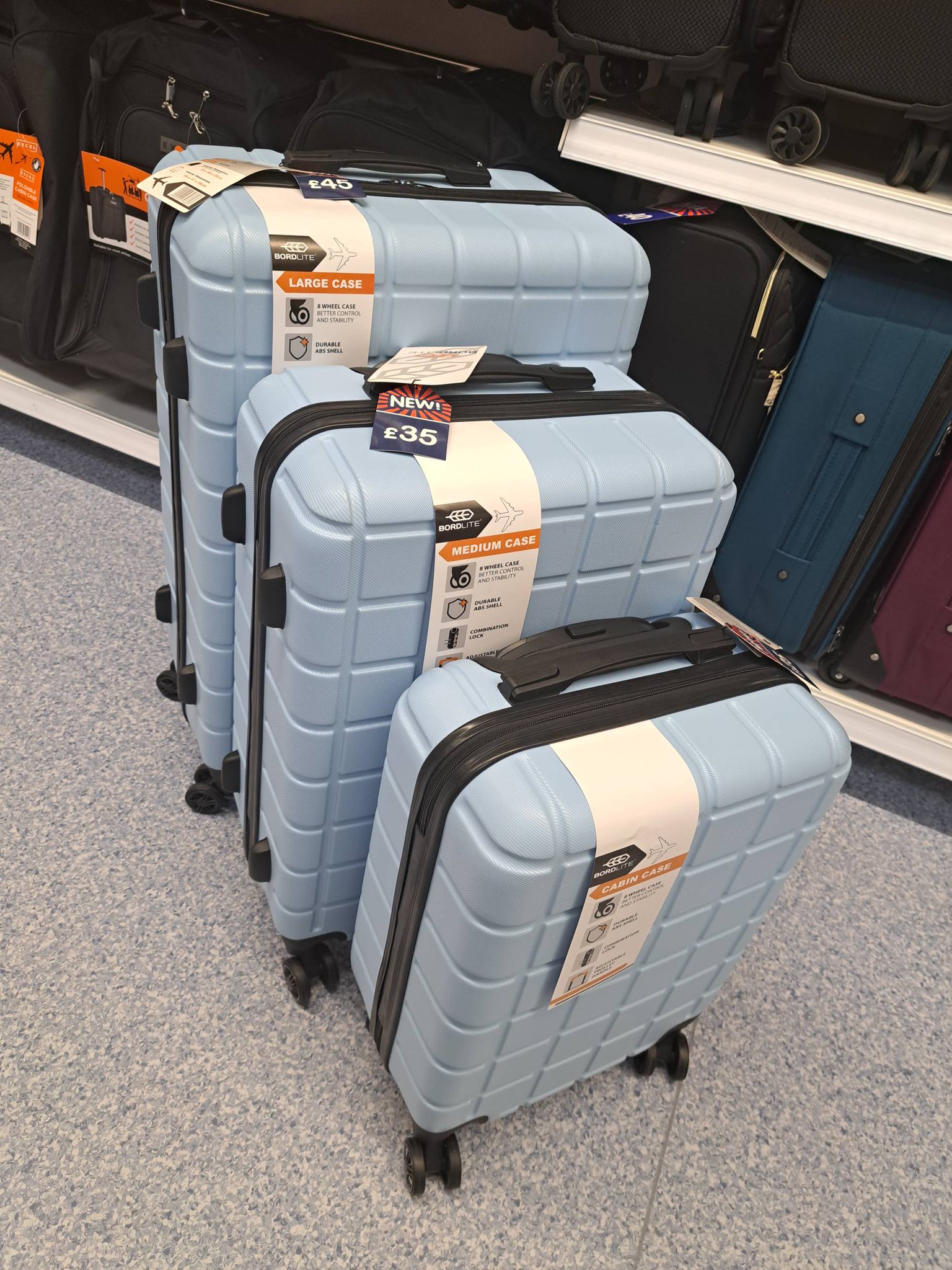 B M Stores on X Our range of luggage is absolutely gorgeous with stunning pastels and classy black and silvers There are sizes to suit every getaway from large hold luggage and