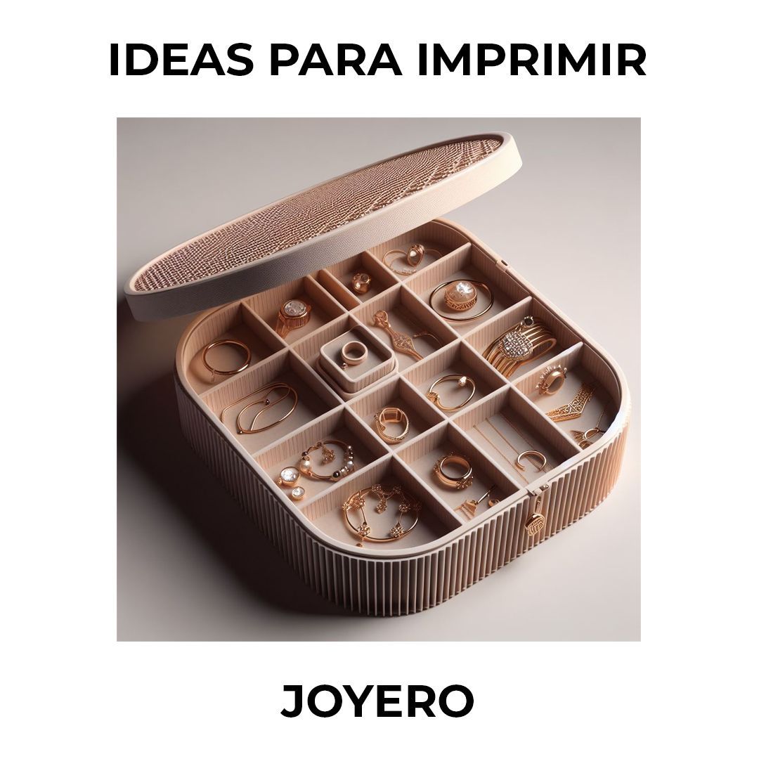 ¿Quieres un lugar especial para tus joyas? Imprime en 3D un joyero personalizado y añade un toque único a tu tocador. Organiza tus accesorios con estilo y dale un nuevo nivel a tu colección. #Joyas #Impresión3D 🎨💍 #ObjetosImpresosEn3D #MakerMovement #Impresoras3D #CreadoCon3D