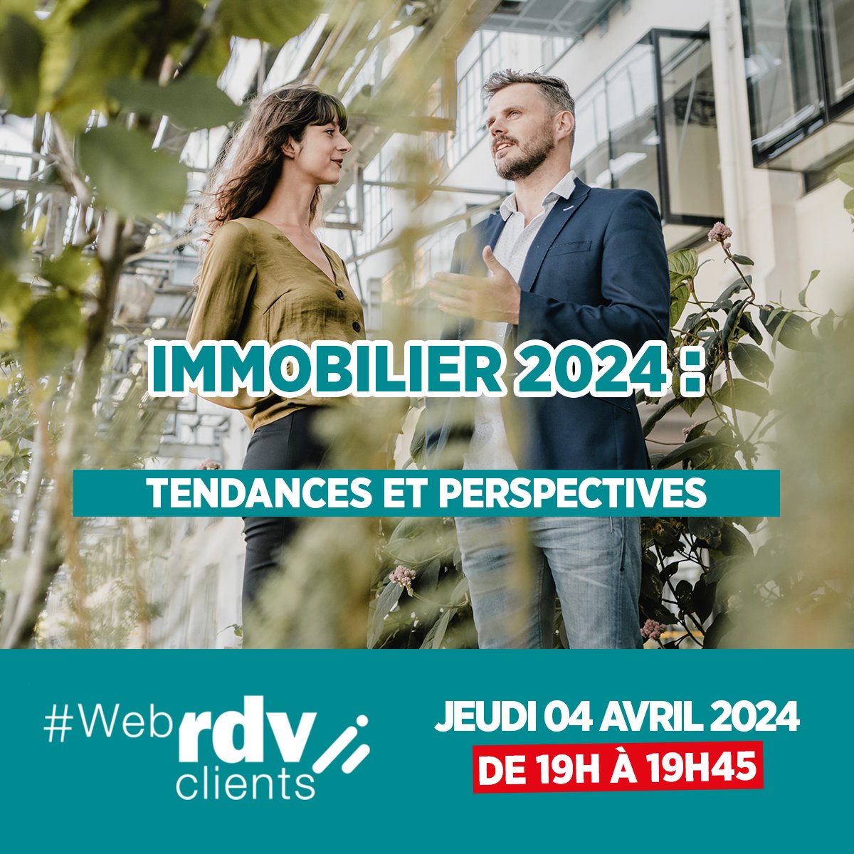 💻 #WebRDV | Rejoignez-nous aujourd’hui à 19h pour un point complet sur «Immobilier 2024 : tendances et perspectives » lors de notre #WebRDV. Pour accéder au direct 👉 ca.fr/ndf/webconfimmo