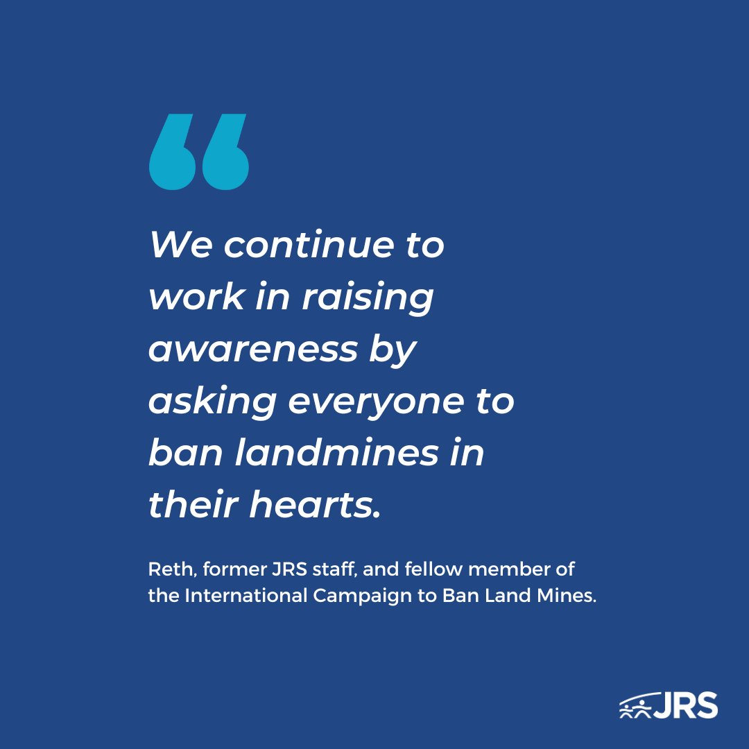 On International Day for Mine Awareness and Action Assistance, JRS reaffirms its commitment to a #MineFreeWorld. ➡️ ow.ly/qJVX50R3amY