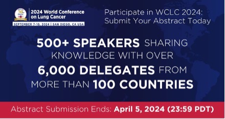 📢Interested in participating in the #WCLC24? Submit your abstract(s) by the April 5th deadline. Guidelines, abstract types accepted, important dates, FAQs & more information available here: wclc2024.iaslc.org/call-for-abstr… #LCSM #IASLC50