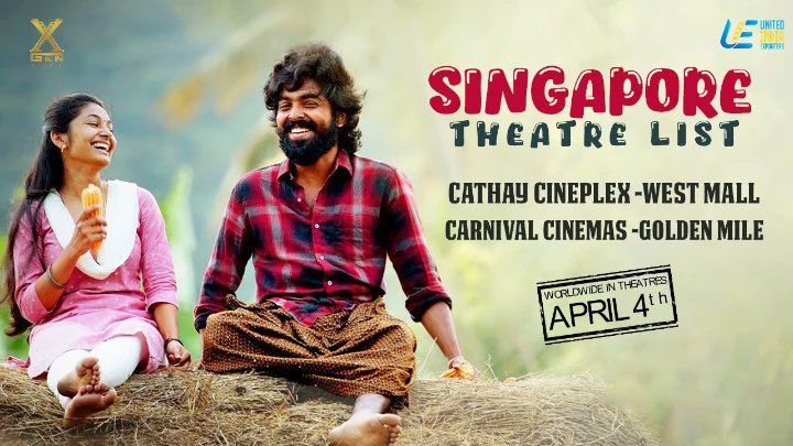 #Kalvan releasing in Singapore 🇸🇬 from today at Cathay West Mall & Carnival Cinema Golden Mile Tower @uie_offl @gvprakash @i__ivana_ @AxessFilm