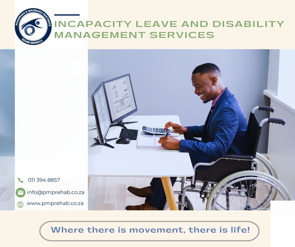 Our program for Incapacity and Disability services provides ongoing assistance to employees during their absences, enhancing the chances of their prompt return to full-time productive work. . . . #physiotherapy_centre #disability #physicaltherapy #rehabilitation #injuryrecovery