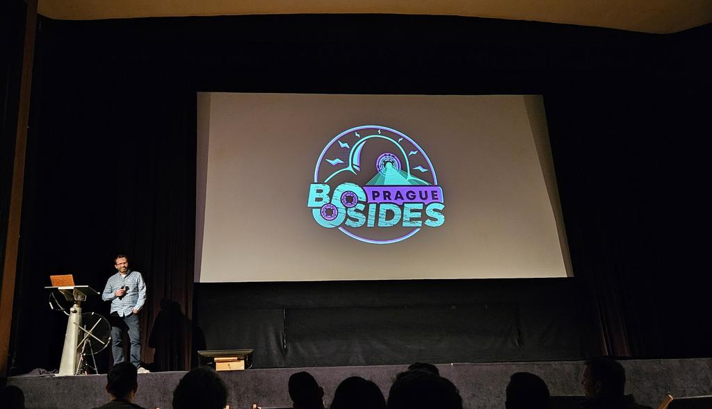 Awesome intro by <a href="/thinkcz/">Martin Hron</a> at <a href="/bsidesprg/">Security BSides Prague</a>! #bsidesprg2024