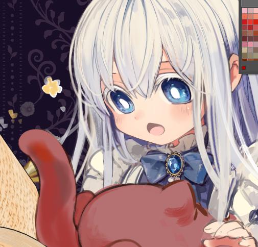 BOOTHで販売するグッズ用の絵wip 