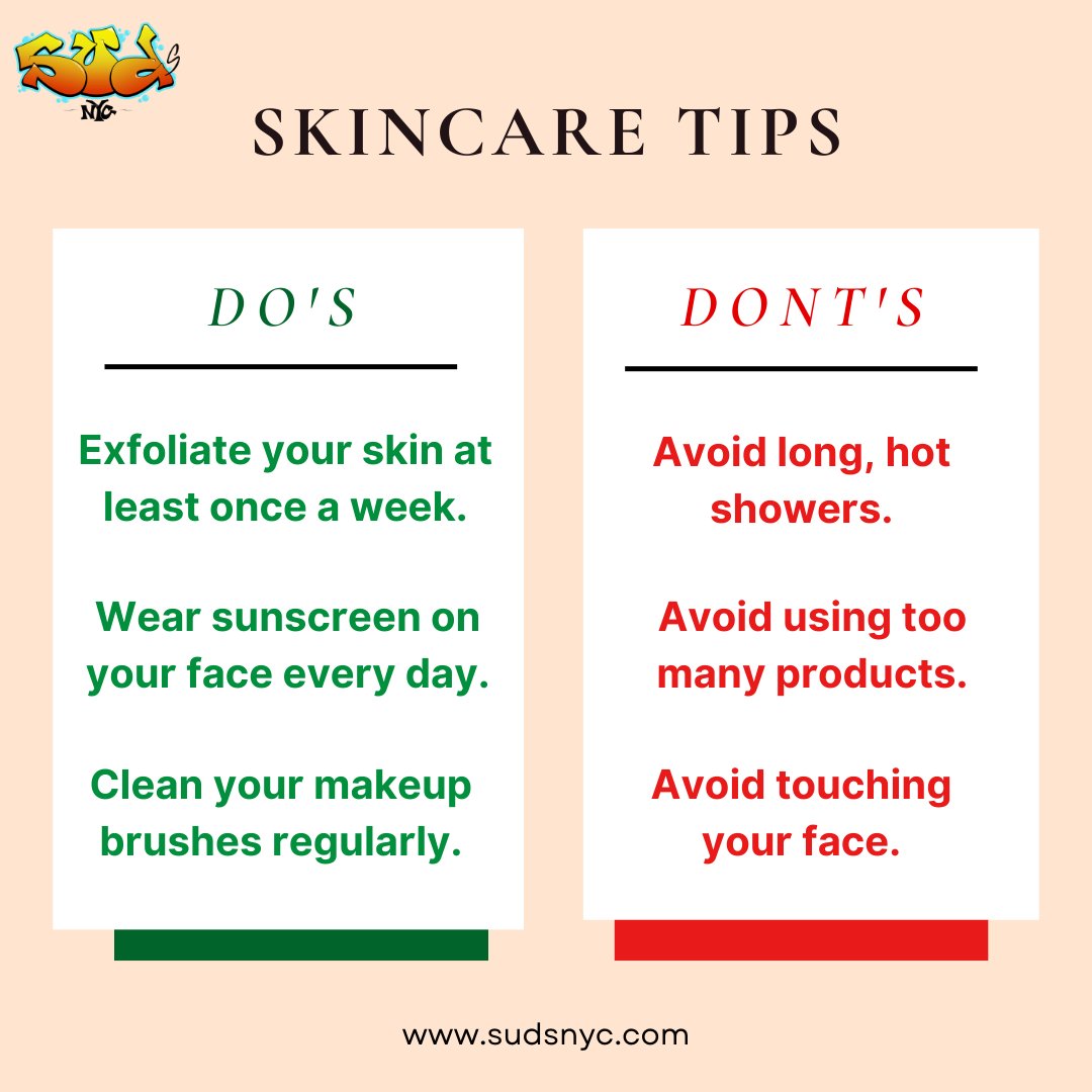 Remember to exfoliate weekly and slather on that sunscreen daily. Keep it simple, clean, and brush up your skincare routine! 🫶✨
.
.
#skincaretips #naturalskincare #skincare #skincareproducts #bodycareproducts #ecofriendlyskincare #onlineskincare #onlinecosmetics #therealsdusnyc