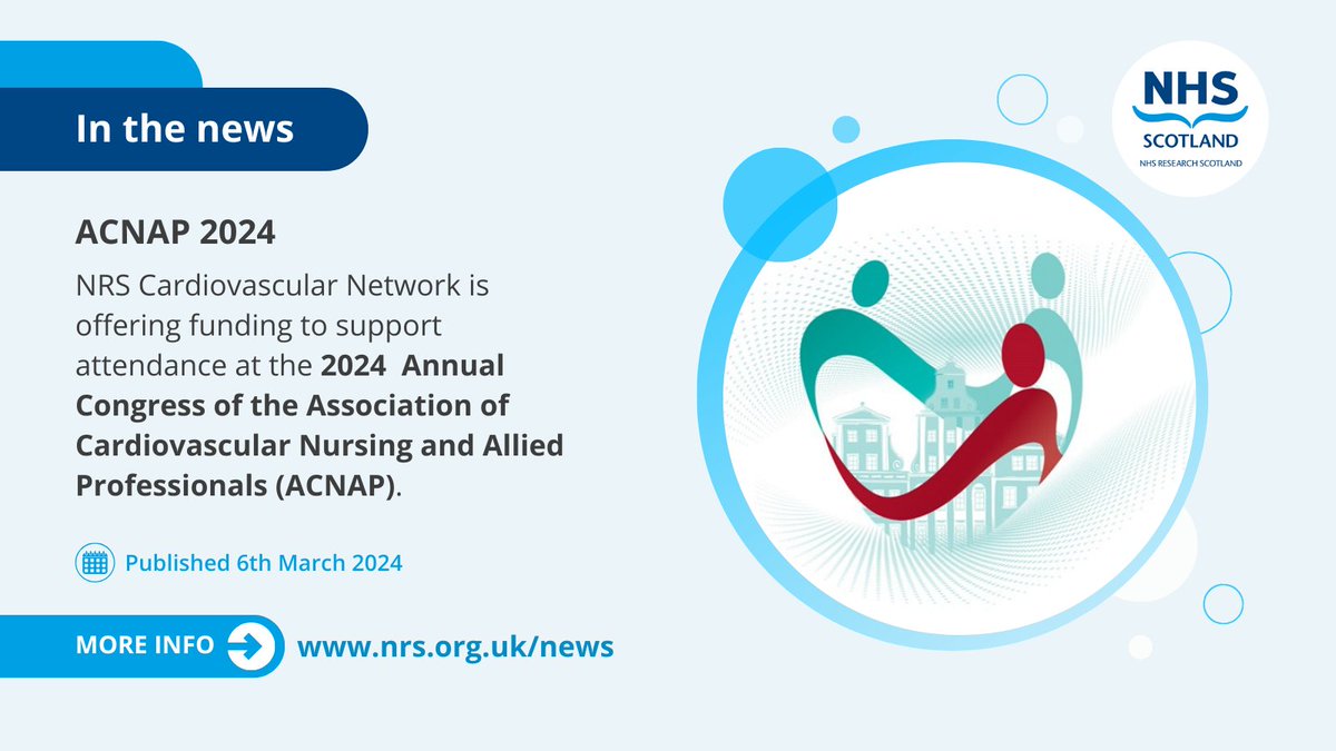 Only one more day to submit your application to CV Research Network @NRS_CVResearch. We are supporting the professional development of the cardiovascular research workforce to fund two delegate places and travel to #ACNAP2024 hosted by @escardio in Worclaw, Poland (14-15 June)