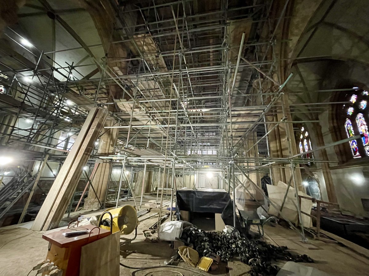 Don't miss this rare opportunity to go behind the scenes of our exciting #restoration project on Saturday 13th April. Find out more at salfordcathedral.co.uk/cathedral-rest… #restoringtheglory