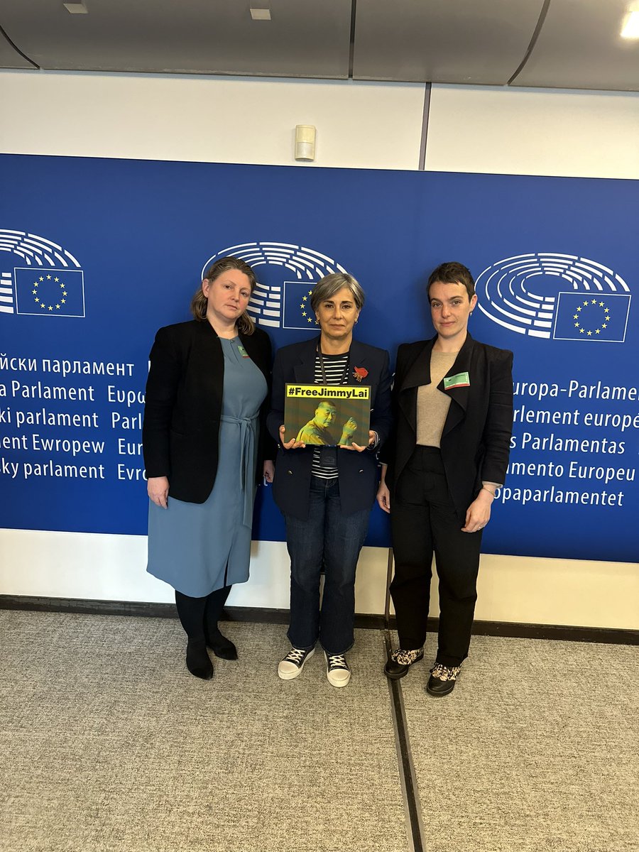Good to meet with @isabel_mep in @Europarl_EN. Thank you for all you do to support #HongKong & #FreeJimmyLai. #JournalismIsNotACrime #DefendDemocracy