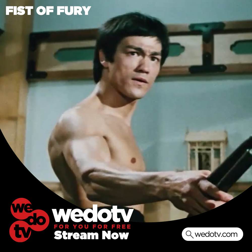 The man. The myth. The legend. Watch Bruce Lee in his prime for free with wedotv.com, brace yourselves for Fist of Fury. #wedotv #freemovies #kungfu #brucelee #noramiao #weilo