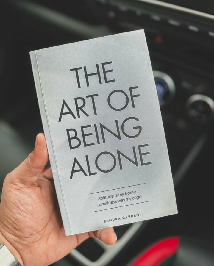 Grow in silence. Here are 9 Lessons From The Book 'The Art Of Being Alone': - Thread -